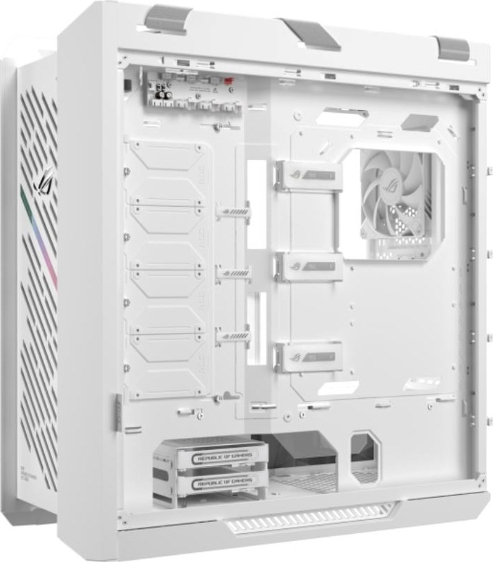 ASUS Case ROG Strix Helios II GX601S, E-ATX, Průhledná bočnice, 4x 140mm Fan, bílá