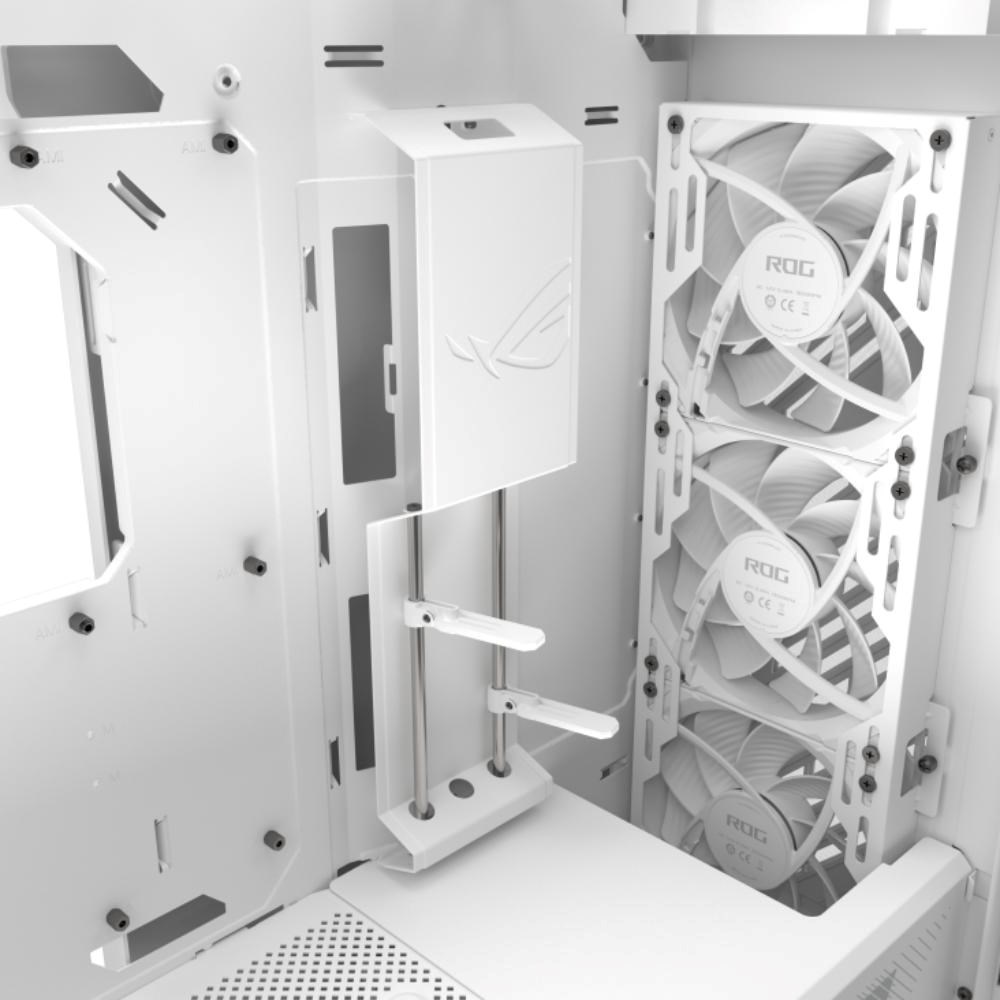 ASUS Case ROG Strix Helios II GX601S, E-ATX, Průhledná bočnice, 4x 140mm Fan, bílá