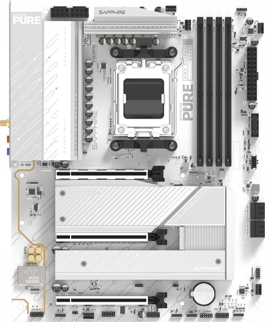 SAPPHIRE PURE B850A WIFI 7/AM5/ATX