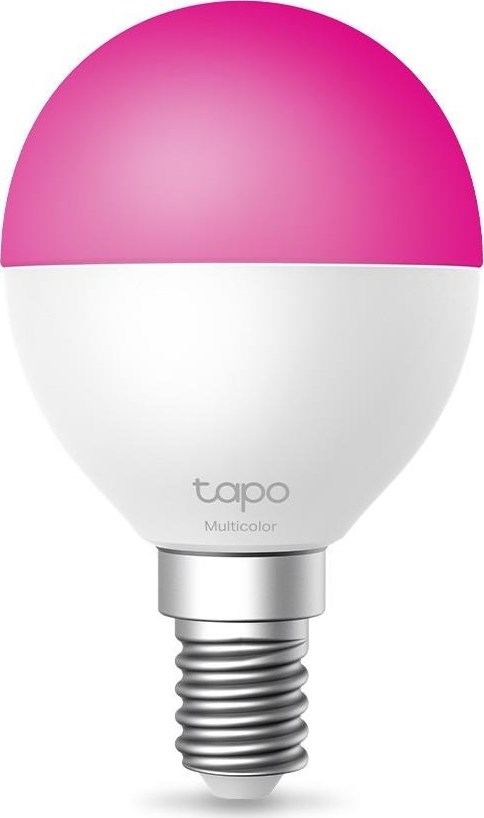 TP-Link Tapo L430P chytrá WiFi stmívatelná LED žárovka (barevná,2500K-6500K,470lm,2,4GHz,E14)