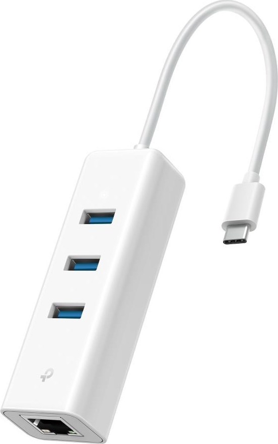 TP-Link UE330C USB-C/Ethernet síťový adaptérm USB hub (1xUSB3.0 -> 1xGbE, 3xUSB3.0)
