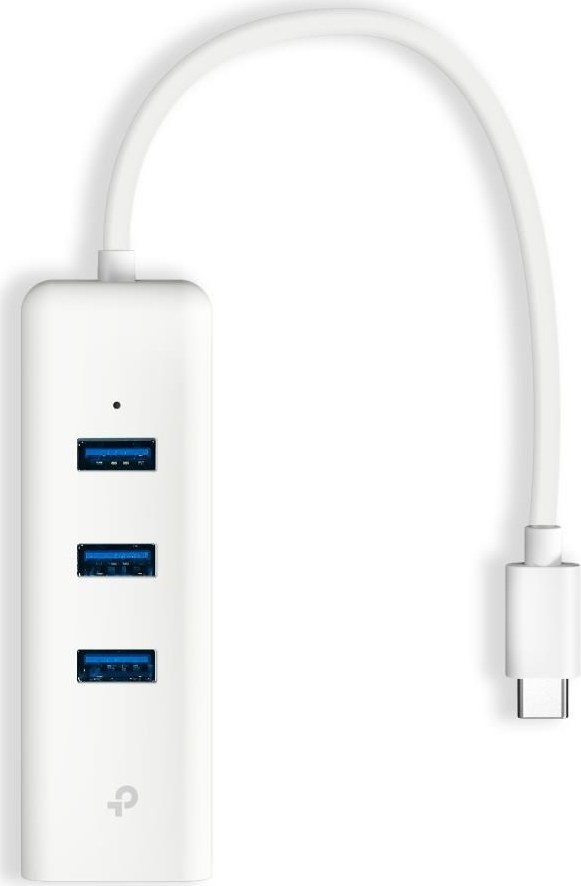 TP-Link UE330C USB-C/Ethernet síťový adaptérm USB hub (1xUSB3.0 -> 1xGbE, 3xUSB3.0)