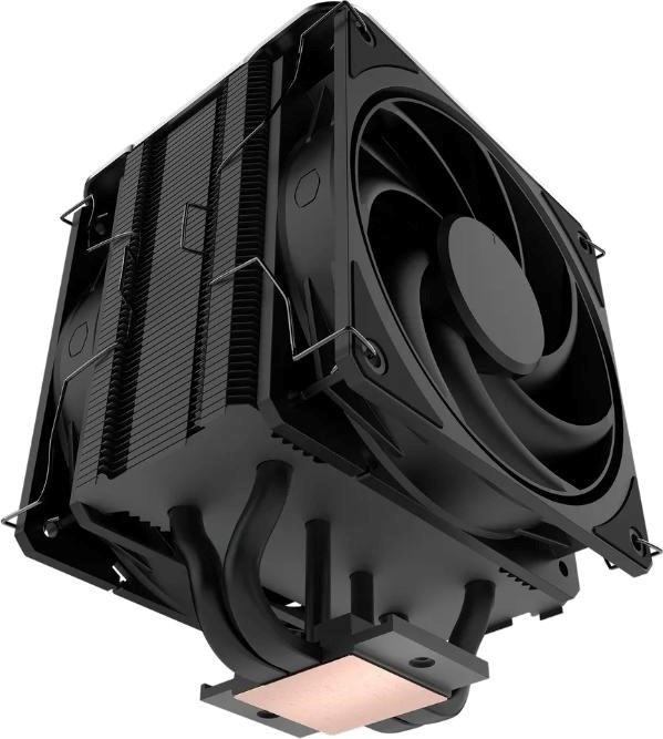 CoolerMaster Cooler Master CPU Chladič V4 ALPHA 3DHP BLACK, 2x120mm, LGA1851, AM5, černá