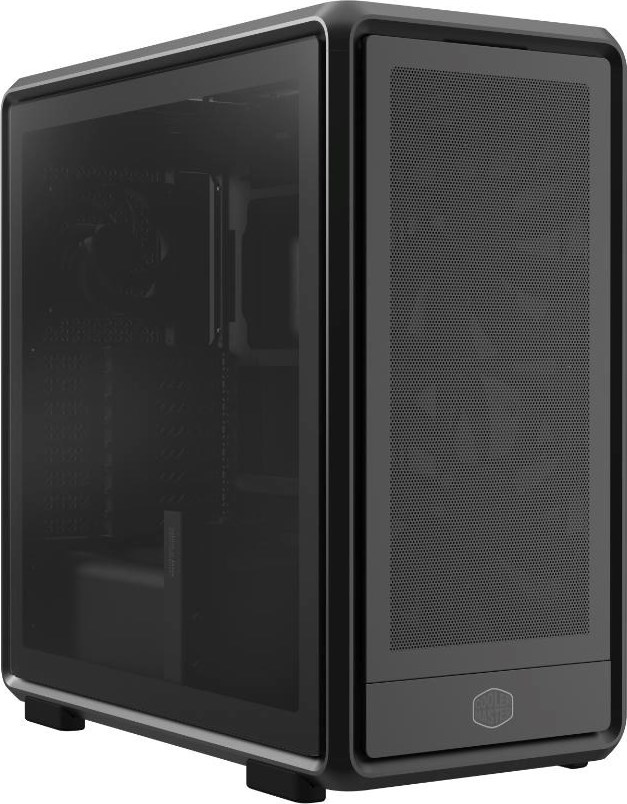 CoolerMaster Cooler Master case MasterFrame 600 Mesh Black ARGB, Průhledná bočnice, ATX, 2x 200mm ARGB Fan, 1x 120mm ARGB Fan, Černá