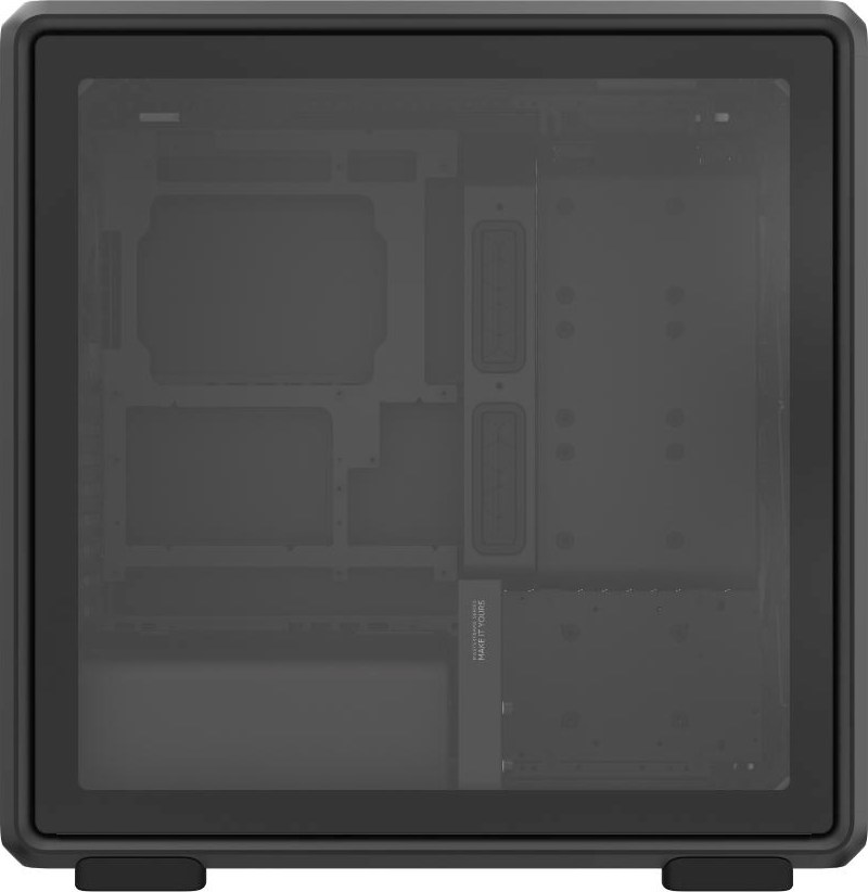 CoolerMaster Cooler Master case MasterFrame 600 Mesh Black ARGB, Průhledná bočnice, ATX, 2x 200mm ARGB Fan, 1x 120mm ARGB Fan, Černá