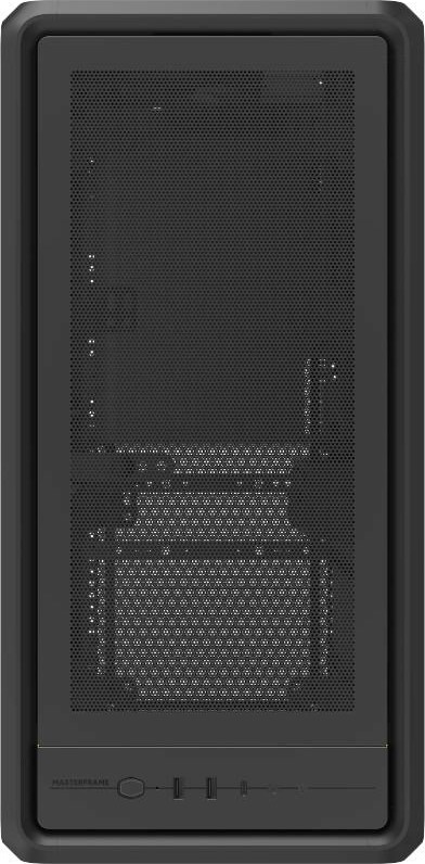 CoolerMaster Cooler Master case MasterFrame 600 Mesh Black ARGB, Průhledná bočnice, ATX, 2x 200mm ARGB Fan, 1x 120mm ARGB Fan, Černá