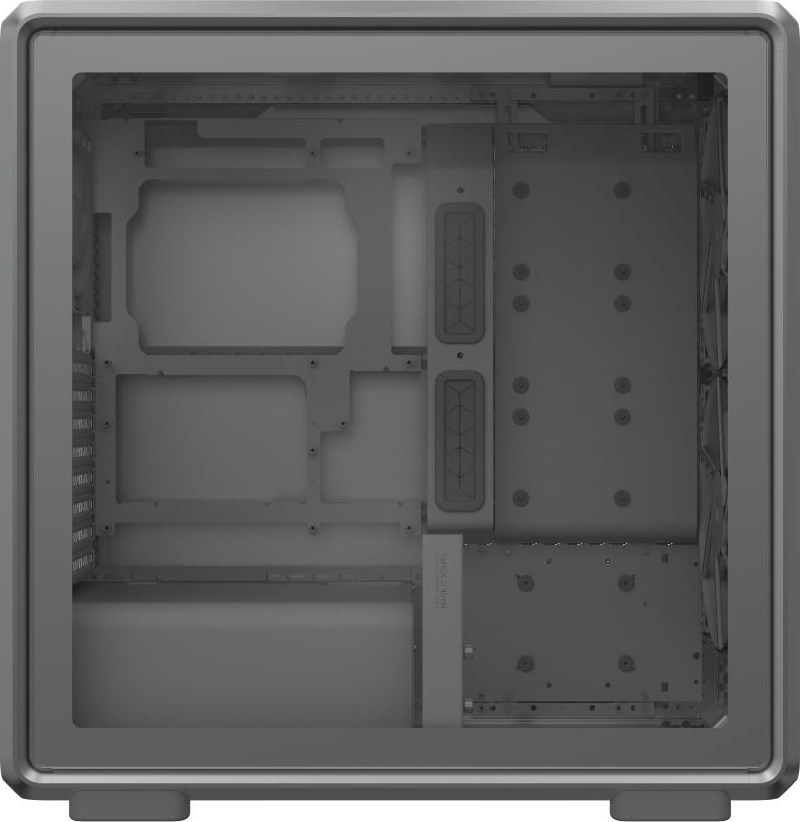 CoolerMaster Cooler Master case MasterFrame 600 Mesh Silver ARGB, Průhledná bočnice, ATX, 2x 200mm ARGB Fan, 1x 120mm ARGB Fan, Šedá