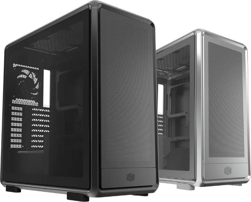 CoolerMaster Cooler Master case MasterFrame 600 Mesh Silver ARGB, Průhledná bočnice, ATX, 2x 200mm ARGB Fan, 1x 120mm ARGB Fan, Šedá