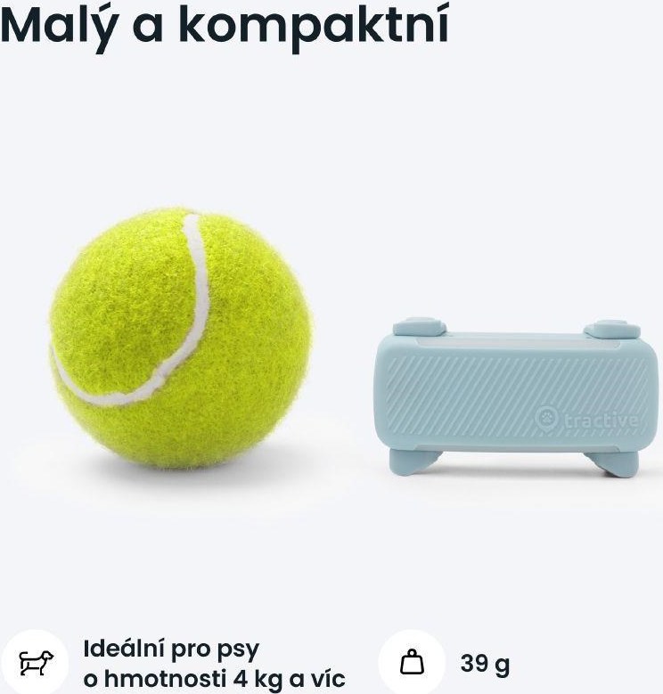 NoName Tractive DOG 6 – GPS lokátor pro psy a monitor zdraví, mátový