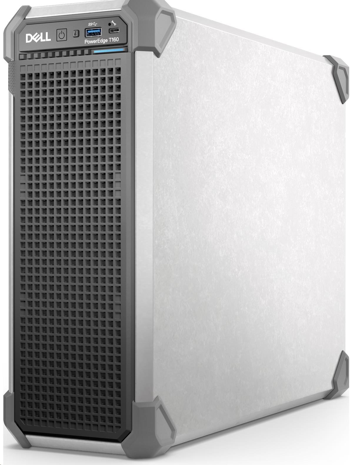 DELL SRV PowerEdge T160 /3x3.5+2x2.5" Cabled/ 6315P/1x16GB/1x2TB HDD SATA/1x300W/Emb.SATA/iDRAC9 Ent/3Yr Basic NBD