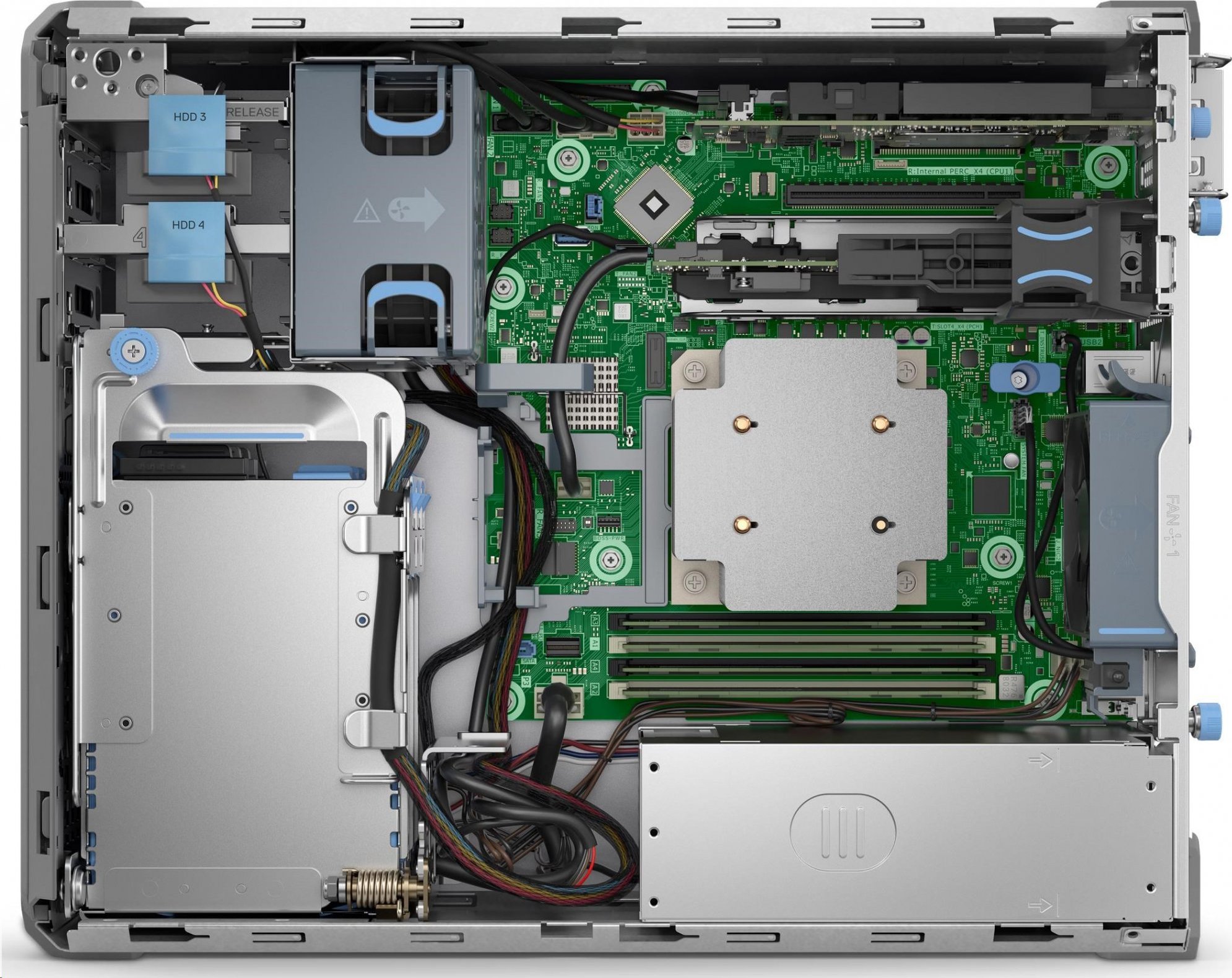 DELL SRV PowerEdge T160 /3x3.5+2x2.5" Cabled/ 6325P/1x32GB/1x480GB SSD SATA/1x300W/H355/iDRAC9 Ent/3Yr Basic NBD