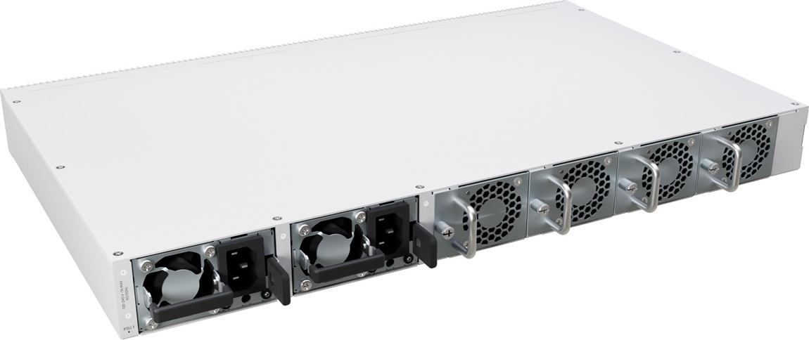 MikroTik CRS812-8DS-2DQ-2DDQ-RM 2x 400G QSFP-DD, 2x 200G QSFP56, 8x 50G SFP56, 2x 10GE Cloud Router Switch