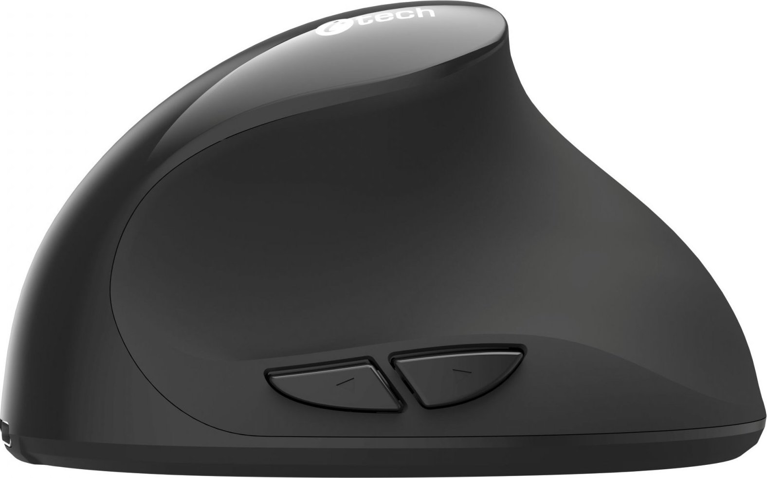 C-TECH Myš VEM-17, Vertikální, Bezdrátová, černá