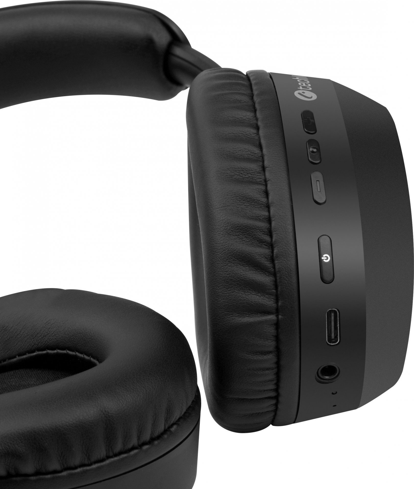 C-TECH Sluchátka Vortex BHS-01, Bezdrátová, Bluetooth, černá