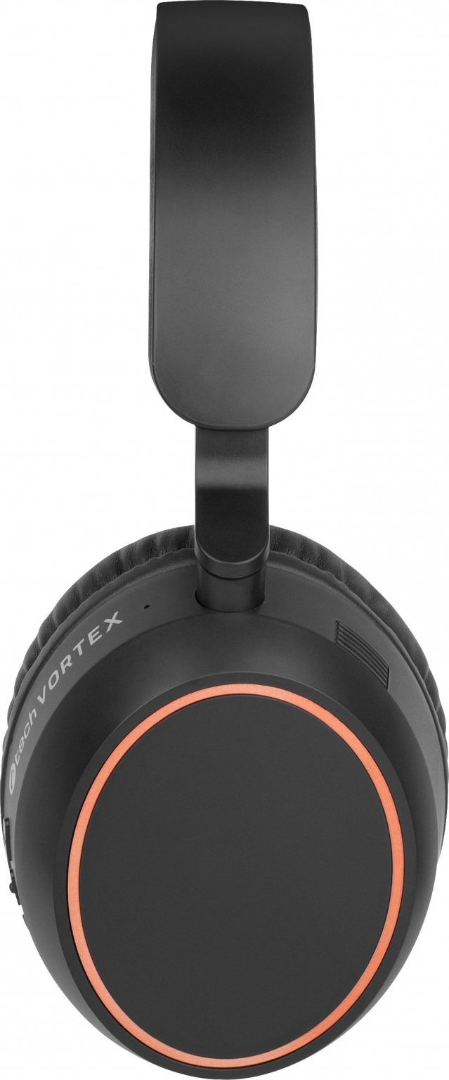 C-TECH Sluchátka Vortex BHS-01, Bezdrátová, Bluetooth, černá