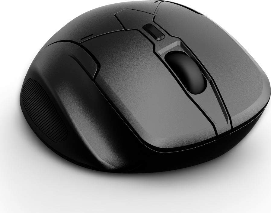 C-TECH Myš WLM-17, Bezdrátová, černá