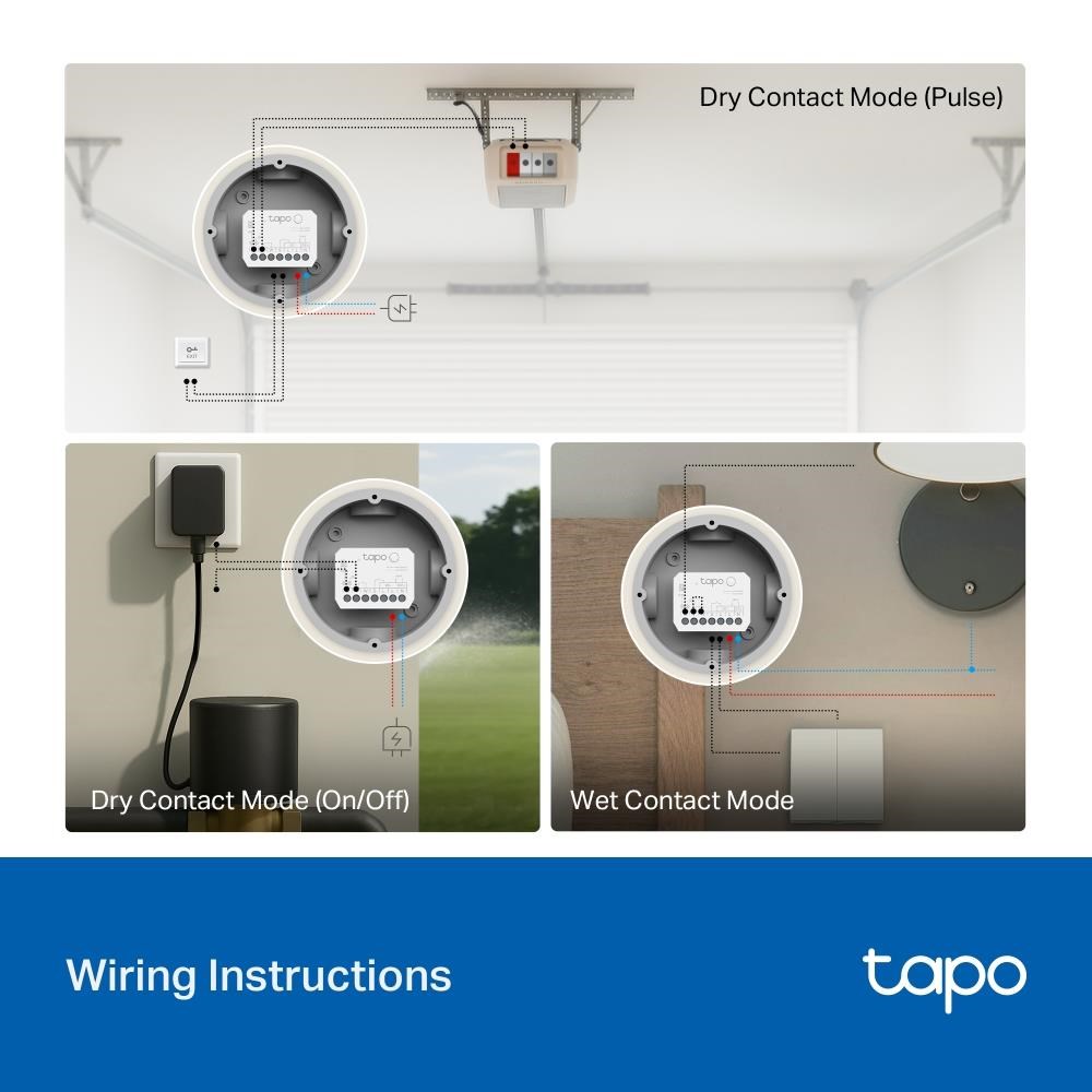 TP-Link Tapo S110E Modul chytrého spínače (WiFi, BT, Matter)
