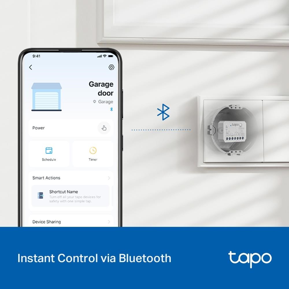 TP-Link Tapo S110E Modul chytrého spínače (WiFi, BT, Matter)