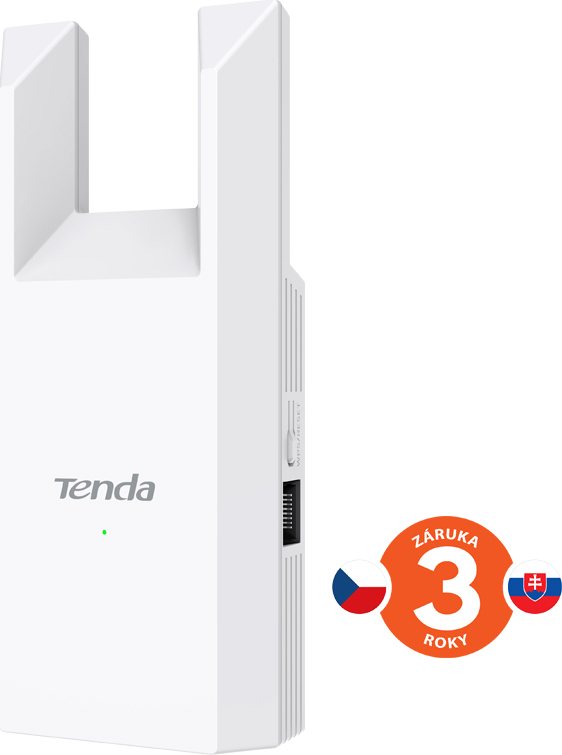 Tenda T10 - Wi-Fi Range Extender with LAN port 100 Mb/s, AP mode, Repeater mode, IPv6, WPS, 300 Mb/s