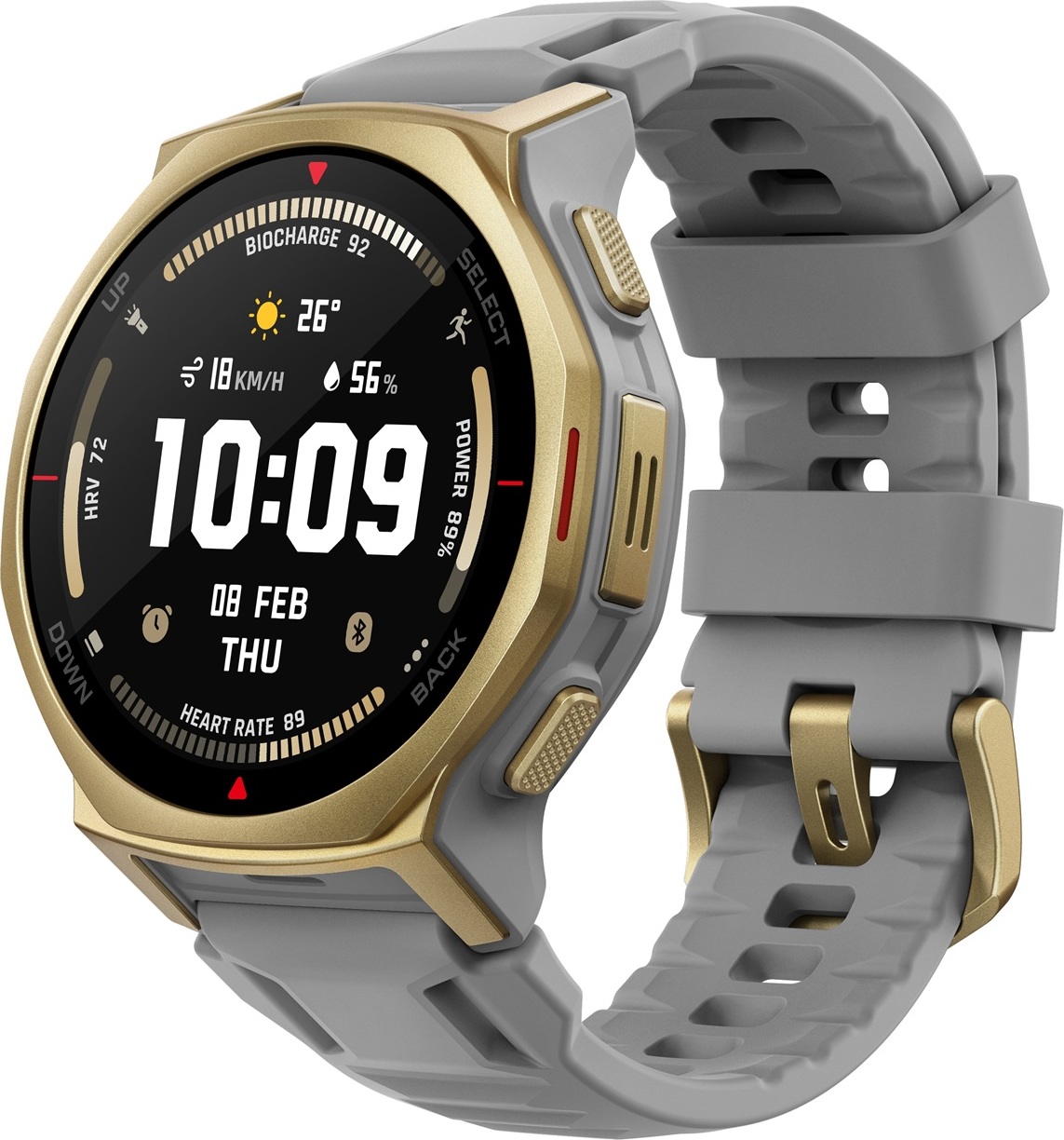 Amazfit T-Rex 3 Pro/44/Sport Band/Arctic Gold