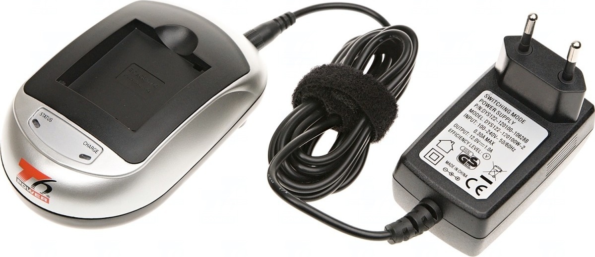 Nabíječka T6 Power Sony NP-F330/950, NP-FM50/70/90, NP-QM50/70/90, BN-V607, NP-FM55H, 230V, 12V, 1A
