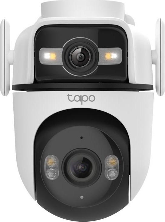 TP-Link Tapo C545D venkovní/outdoor otočná kamera (2x 3MP, 2K 1296p, IR 30m, WiFi, 1x100Mb/s, micro SD card)