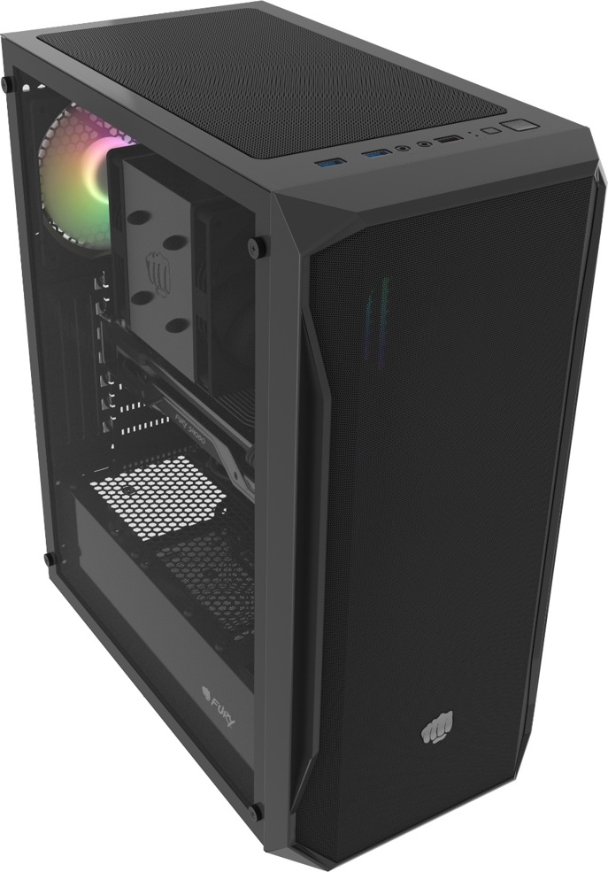 GENESIS PC skříň Fury SHOBO SH4 RGB Midi Tower, Window,