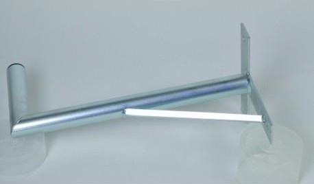 WFmetal Držák antény na zeď, tvar T se vzpěrou, galvanický zinek, délka 50cm