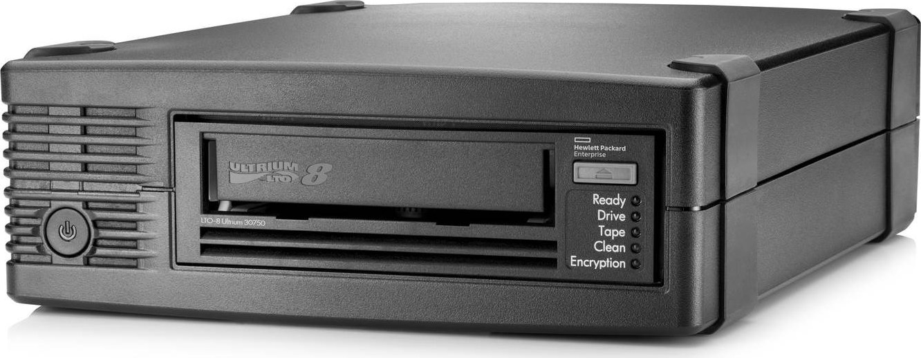 Hewlett Packard Enterprise HPE Storage LTO-8 Ultrium External Tape Drive 5x LTO-8 30TB Data Cartridges