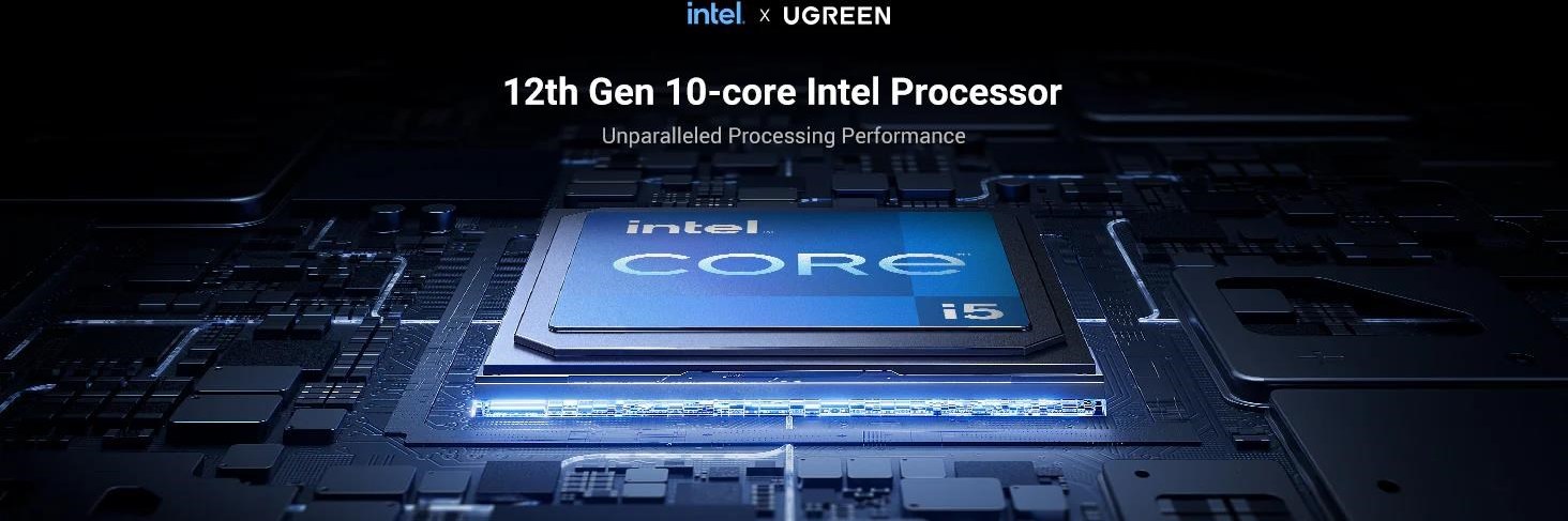 UGREEN NASync DXP480T Plus (10C/i5-1235U/4,4GHz/8GBRAM/4xM.2/1x10GbE/2xTB/1xUSB3.2/WiFi)