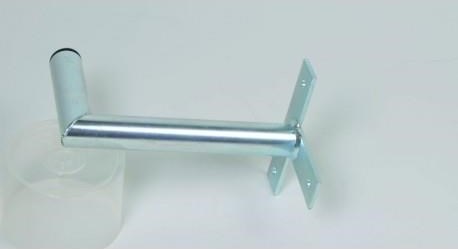 WFmetal Držák antény na zeď mini, tvar T, galvanický zinek, délka 25cm