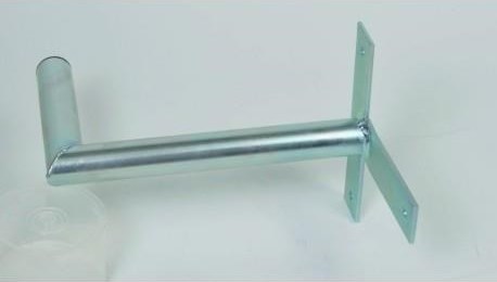 WFmetal Držák antény na zeď, tvar T, galvanický zinek, délka 35cm
