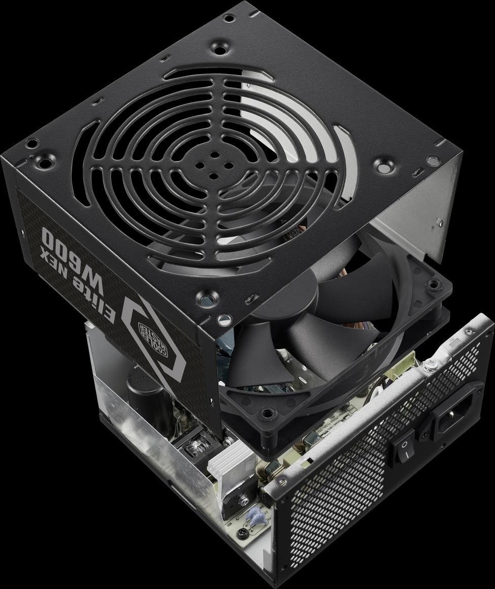 CoolerMaster Cooler Master zdroj Elite NEX 600W 230V, 120mm, 80+ White, Mesh (opletené kabely)