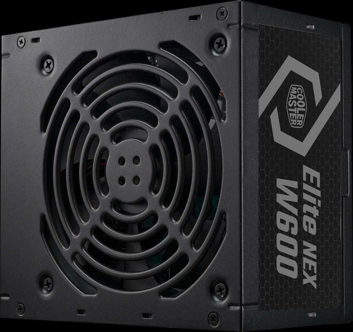 CoolerMaster Cooler Master zdroj Elite NEX 600W 230V, 120mm, 80+ White, Mesh (opletené kabely)