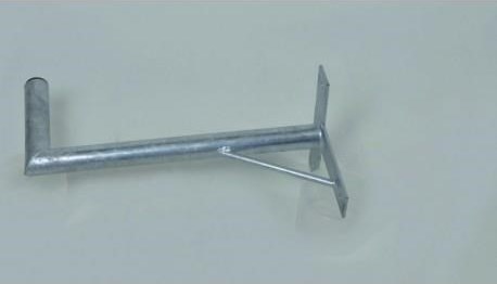 WFmetal Držák antény na zeď, tvar T se vzpěrou, žárový zinek, délka 50cm