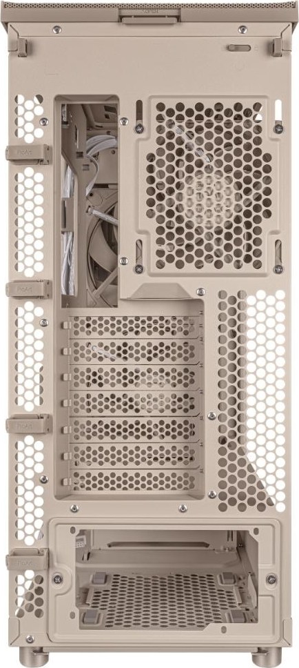 ASUS case PROART PA401 WOOD MESH PWM, ATX, 2x 160mm Fan, 1x 120mm Fan, Fan Hub, beige (béžová)
