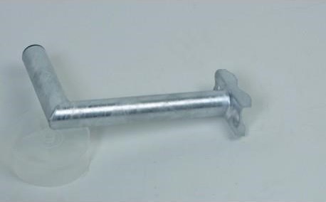 WFmetal Držák antény na balkón, žárový zinek, délka 30cm