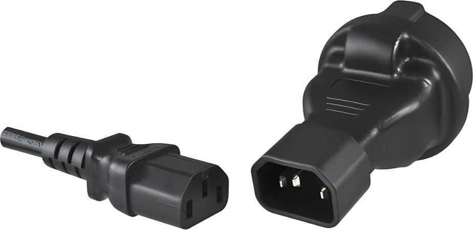 PremiumCord Adaptér IEC C14 na SCHUKO CEE 7/3 napětí 230V, 10A