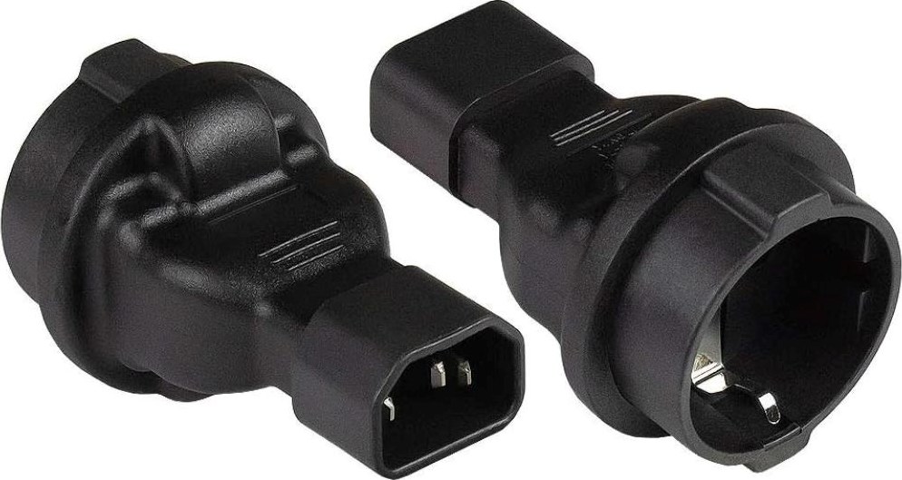 PremiumCord Adaptér IEC C14 na SCHUKO CEE 7/3 napětí 230V, 10A