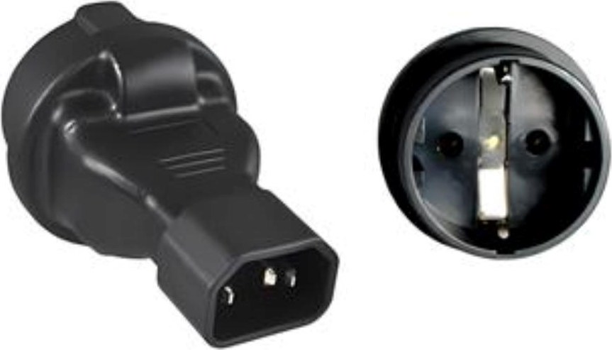 PremiumCord Adaptér IEC C14 na SCHUKO CEE 7/3 napětí 230V, 10A