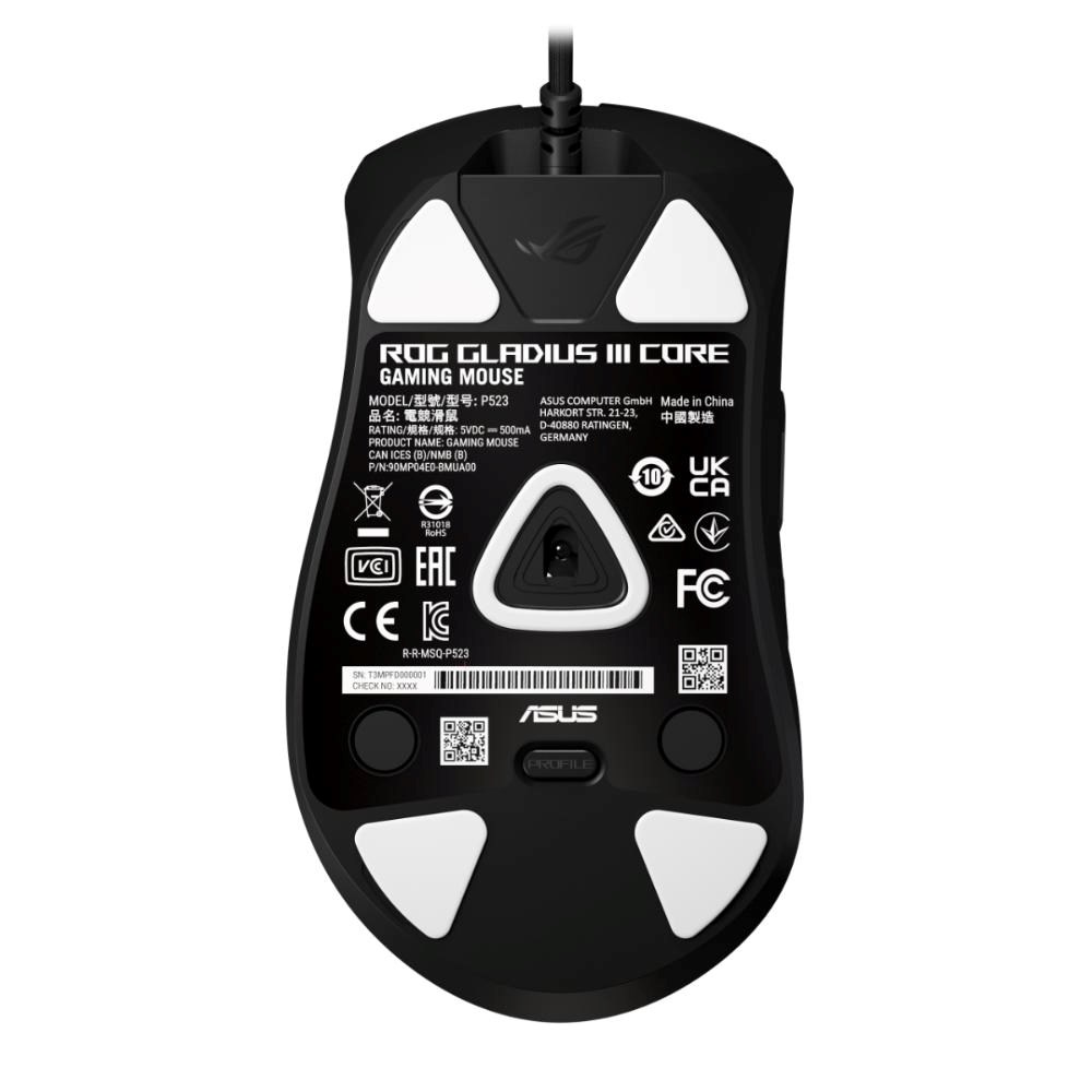 ASUS myš ROG GLADIUS III CORE, černá
