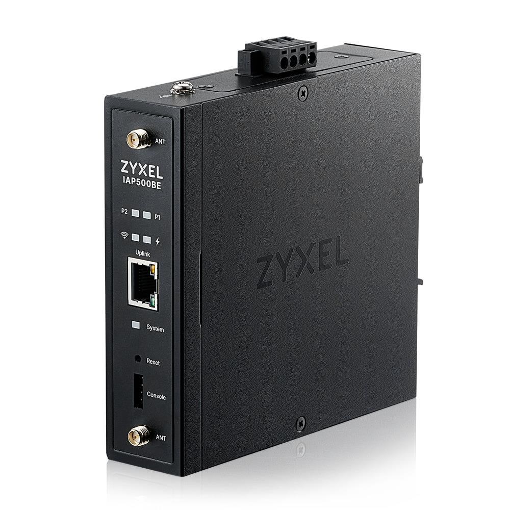 ZYXEL Zyxel IAP500BE, BE5000, Dual Radio 2x2 MU-MIMO, PoE+ (802.3at), Industrial AP, DIN Rail mounted Standalone/Nebula