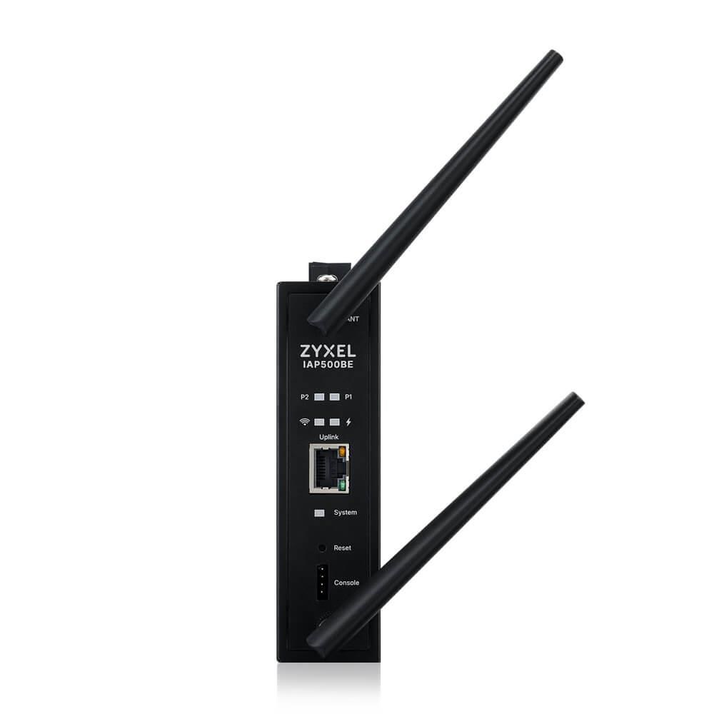 ZYXEL Zyxel IAP500BE, BE5000, Dual Radio 2x2 MU-MIMO, PoE+ (802.3at), Industrial AP, DIN Rail mounted Standalone/Nebula