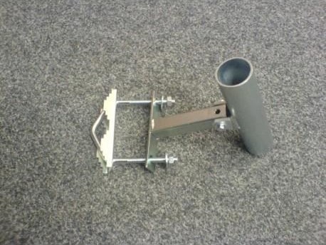 WFmetal Držák antény na stožár nebo zeď pro NanoStation, polohovatelný, galvanický zinek, délka 15cm
