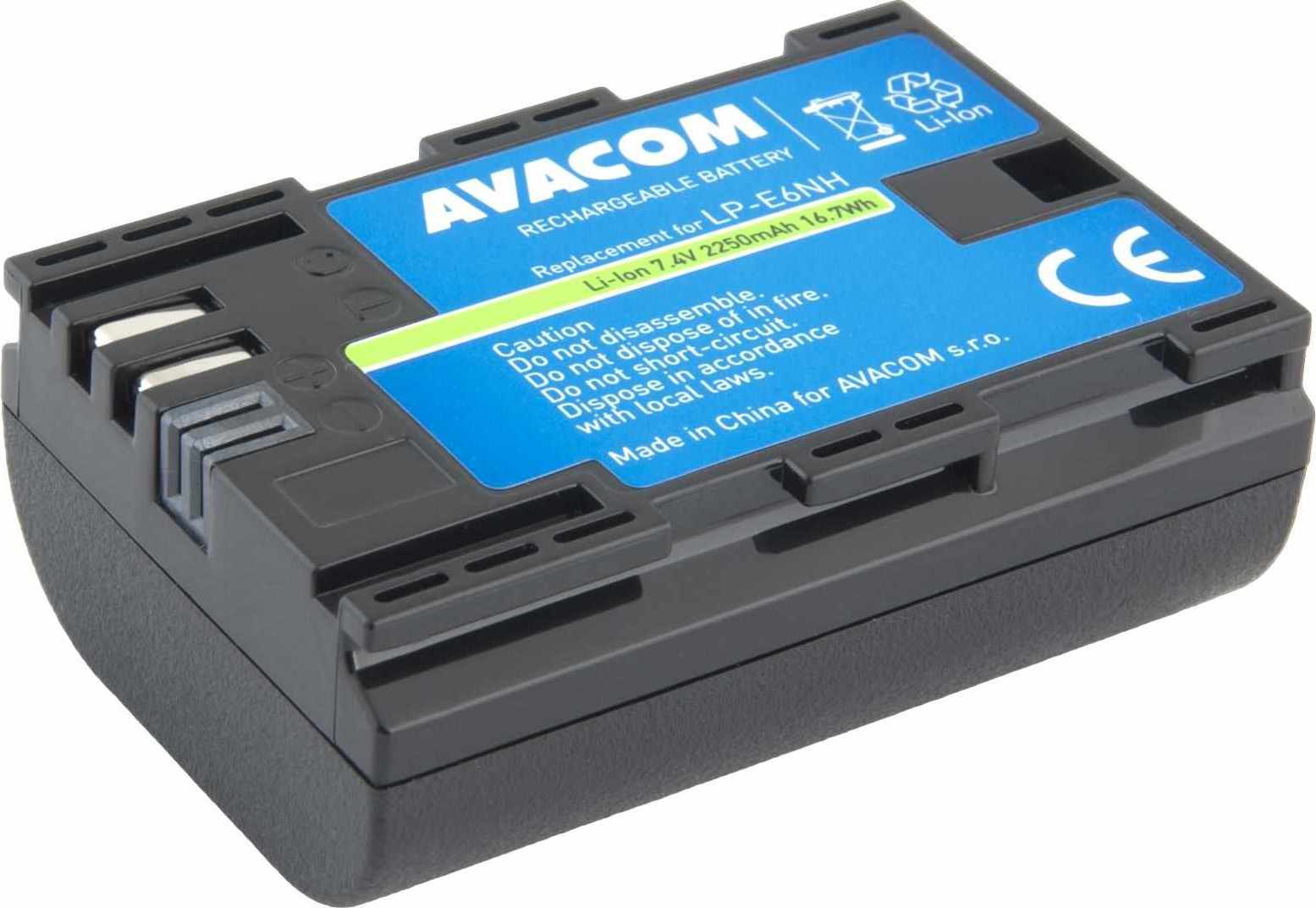 AVACOM náhradní baterie Canon LP-E6NH Li-Ion 7.4V 2250mAh 16.7Wh