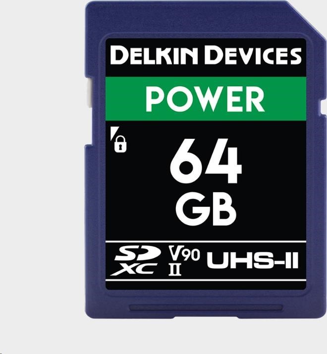 NoName Delkin SD Power 2000X UHS-II U3 (V90) R300/W250 64GB