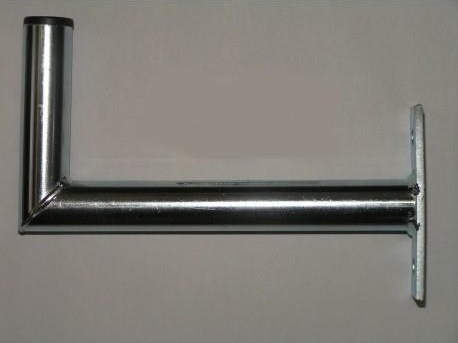 WFmetal Držák antény na zeď, galvanický zinek, délka 25cm, průměr 3,2mm
