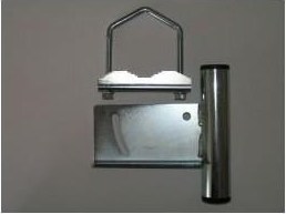 WFmetal Držák antény na stožár nebo zeď pro NanoStation, polohovatelný, galvanický zinek, délka 13cm