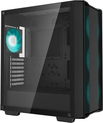 DEEPCOOL Case CC560 V2, ATX, Průhledná bočnice, 4x120mm Fan, černá
