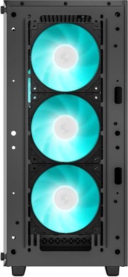 DEEPCOOL Case CC560 V2, ATX, Průhledná bočnice, 4x120mm Fan, černá